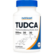 Кислота тауроурсодезоксихолева Nutricost Tudca 500 mg, 30 капсул Кислота тауроурсодезоксихолева Nutricost Tudca 500 mg, 30 капсул