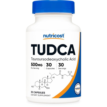 Кислота тауроурсодезоксихолева Nutricost Tudca 500 mg, 30 капсул Кислота тауроурсодезоксихолева Nutricost Tudca 500 mg, 30 капсул