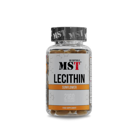 Соняшниковий лецитин MST Nutrition Lecithin Sunflower, 90 капсул