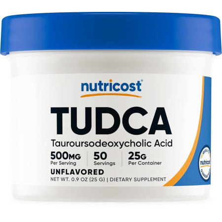 Кислота тауроурсодезоксихолева Nutricost TUDCA Unflavored, 100 порцій