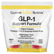 Морський колаген з клітковиною і амінокислотами California Gold Nutrition GLP-1 Support Formula, 1000 грам