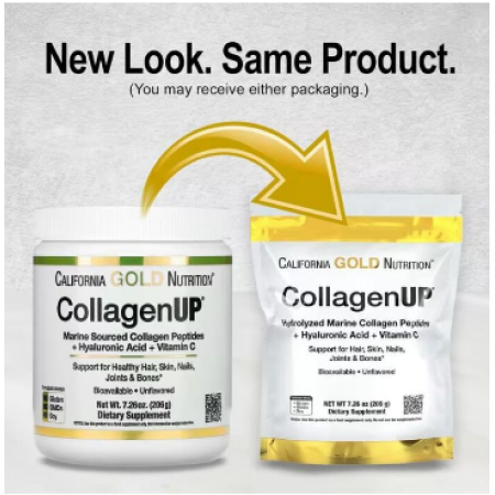 Морський колаген California Gold Nutrition CollagenUP, 206 грам