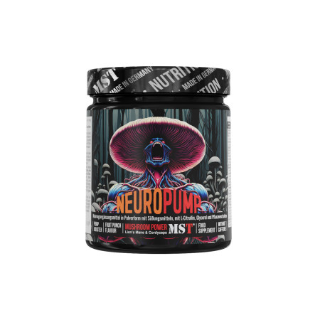 Передтренувальний комплекс без кофеїну MST Nutrition Neuro Pump, 300 грамів