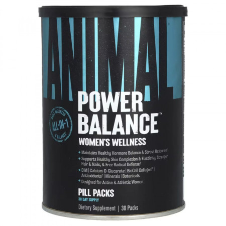 Жіноча краса та догляд Universal Nutrition Animal Power Balance, 30 пакетов