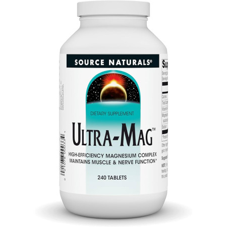 Магній комплекс Source Naturals Ultra-Mag Magnesium Complex, 240 таблеток