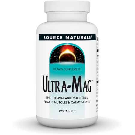 Магній комплекс Source Naturals Ultra-Mag Magnesium Complex, 120 таблеток