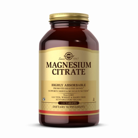 Магній цитрат Solgar Magnesium Citrate, 120 таблеток