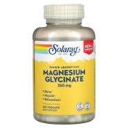 Магній гліцинат Solaray Magnesium Glycinate 350 mg, 120 капсул