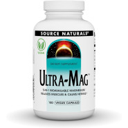 Магний комплекс Source Naturals Ultra-Mag, 180 капсул