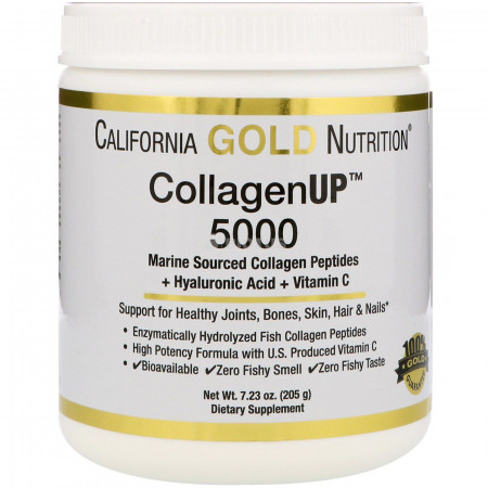 Морський колаген California Gold Nutrition CollagenUP, 206 грам