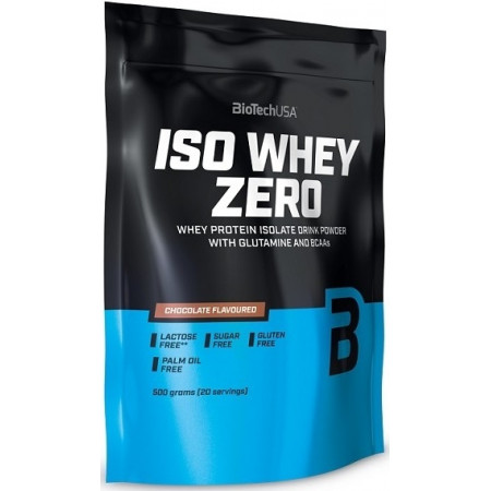 Протеїн ізолят без лактози BioTech Iso Whey Zero, 454 грам