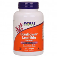 Лецитин Now Foods Sunflower Lecithin 1200 mg, 100 капсул