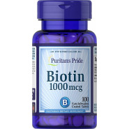 Вітамін Б7 Біотин Puritan's Pride Biotin 1000 mcg, 100 капсул