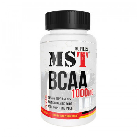 Амінокислоти ВСАА MST Nutrition BCAA 1000, 90 таблеток
