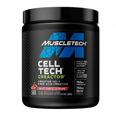 Креатин гідрохлорид MuscleTech Creactor, 256 грам