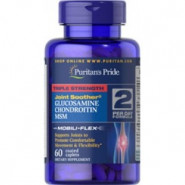 Глюкозамін хондроїтин і МСМ Puritan's Pride Triple Strength Glucosamine Chondroitin & MSM, 60 капсул