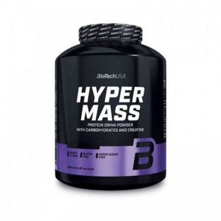 Високобілковий гейнер з креатином BioTech Hyper Mass, 4000 грам