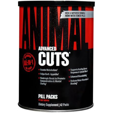 Комплексний жироспалювач Universal Nutrition Animal Cuts, 42 пакета