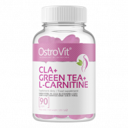 Жироспалювач Ostrovit CLA + Green tea + L-carnitine, 90 капсул