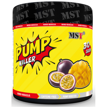 Передтренувальний комплекс без кофеїну MST Nutrition Pump Killer, 330 грам