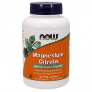 Магній цитрат Now Foods Magnesium Citrate 400 mg, 120 капсул	