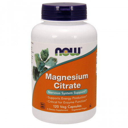Магній цитрат Now Foods Magnesium Citrate 400 mg, 120 капсул	