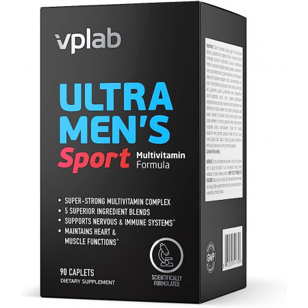 Мультивітаміни для чоловіків VP Lab Ultra Men`s Sport Multivitamin, 90 капсул