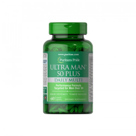 Мультивітаміни для чоловіків 50+ Puritan`s Pride Ultra Man 50 Plus, 60 таблеток
