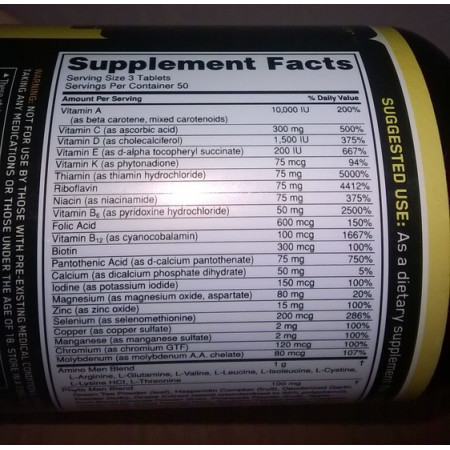 Чоловічі мультивітаміни та мінерали Optimum Nutrition Opti-Men, 90 таблеток